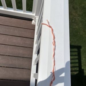 Pretty braided anklet